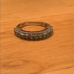 Aqua stone ring